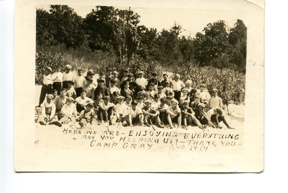 Camp Gray Aug. 1924